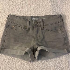 Gray jean shorts (Levi’s brand) size small (see tag for waist size )